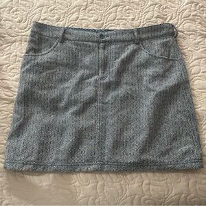 White Stuff Wool Angora Blend Mini Skirt Size 16